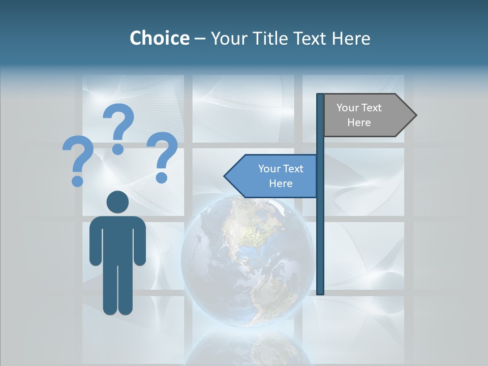 Light Office Information PowerPoint Template