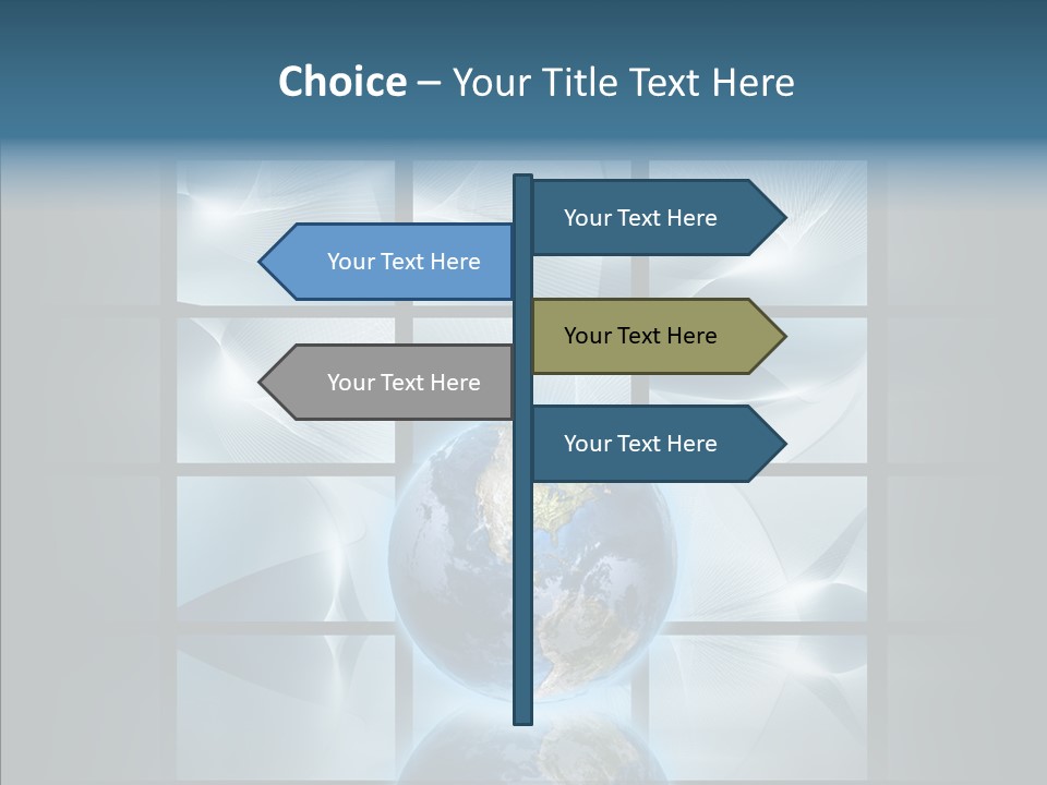 Light Office Information PowerPoint Template