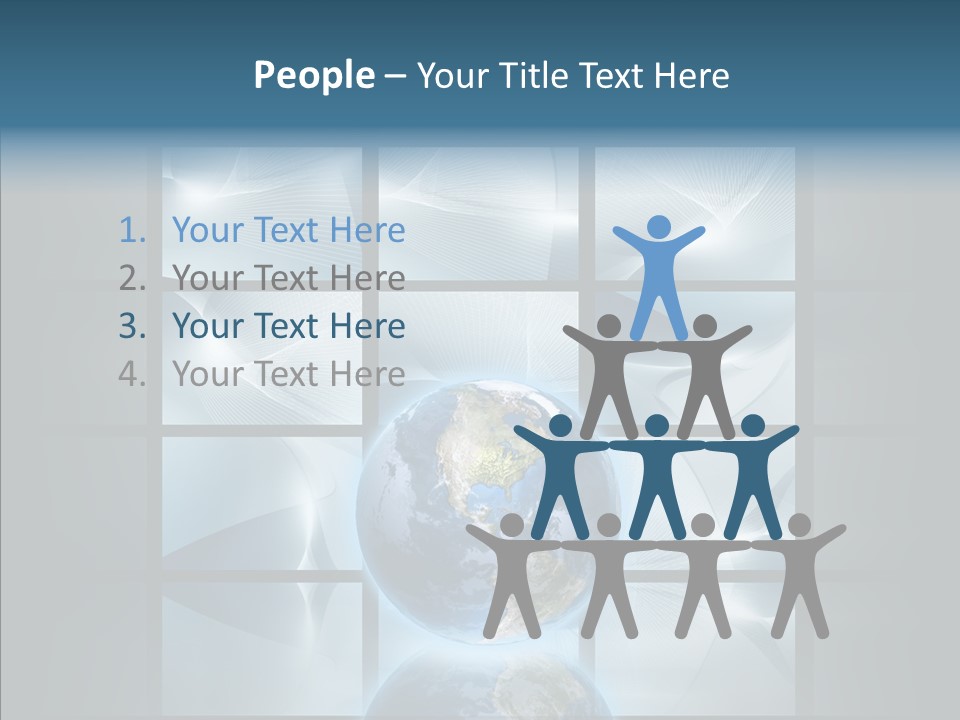 Light Office Information PowerPoint Template