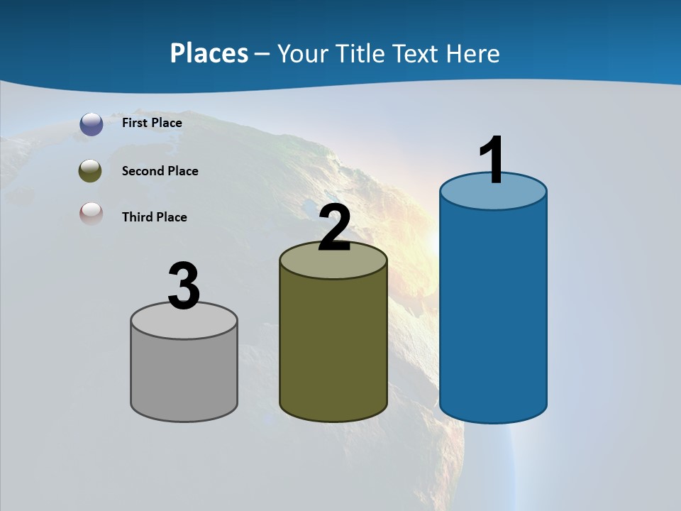 Horizon Sunset Space PowerPoint Template