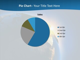 Horizon Sunset Space PowerPoint Template