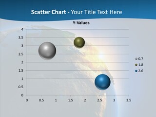 Horizon Sunset Space PowerPoint Template