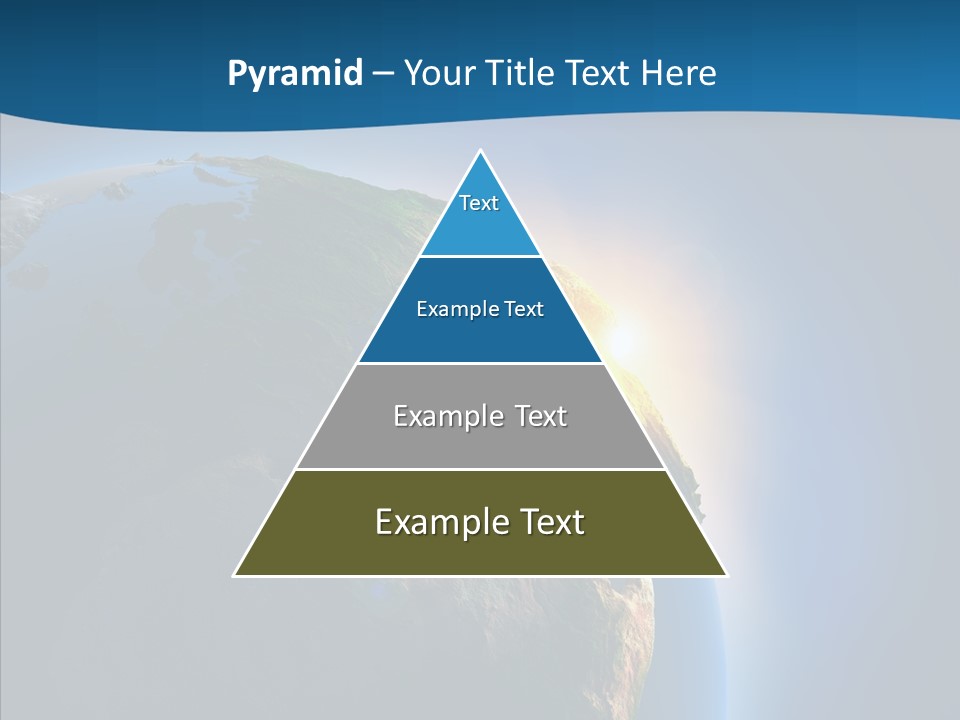 Horizon Sunset Space PowerPoint Template