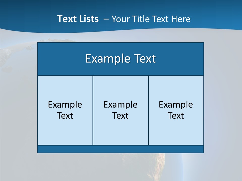 Horizon Sunset Space PowerPoint Template