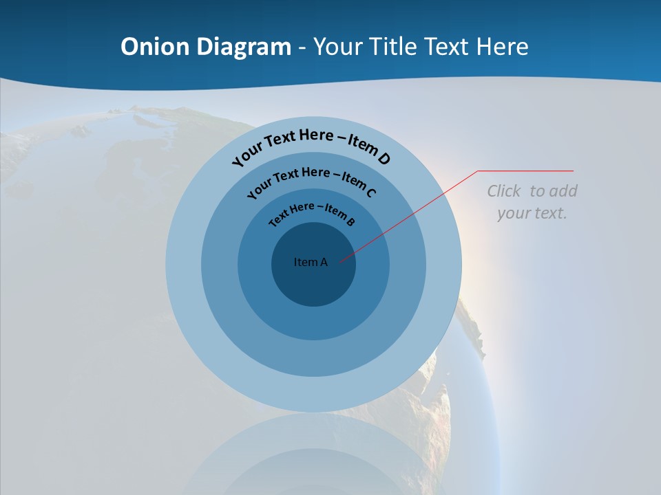 Horizon Sunset Space PowerPoint Template