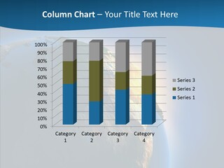 Horizon Sunset Space PowerPoint Template