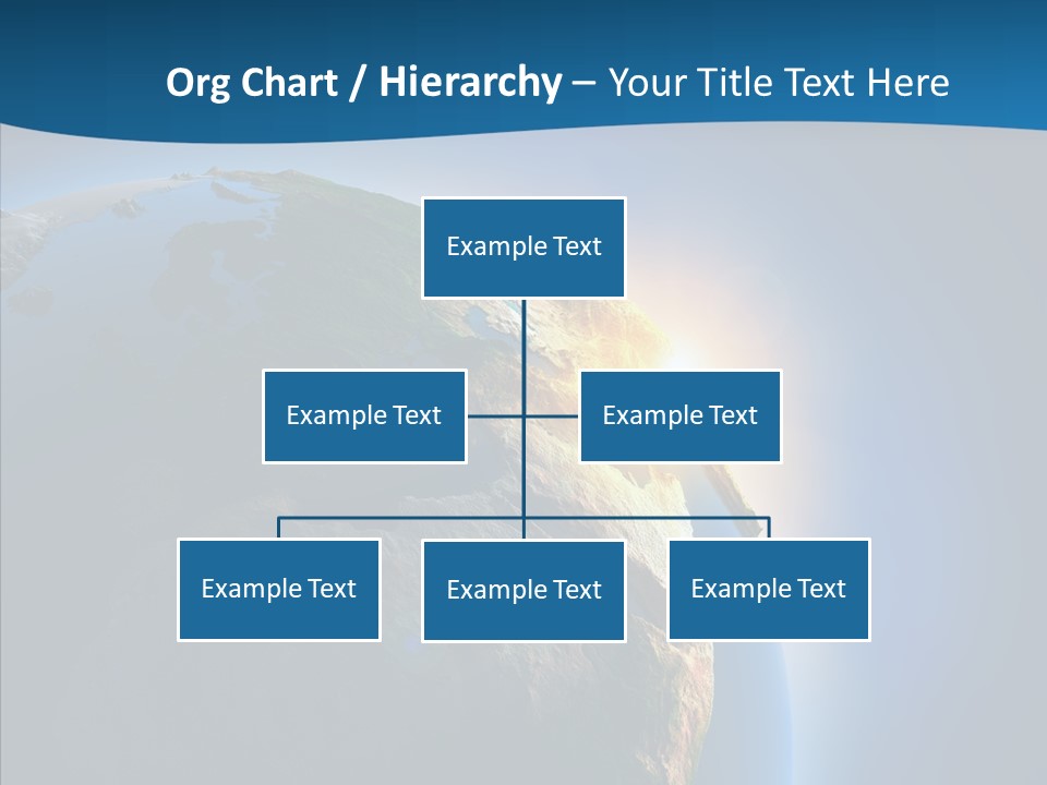 Horizon Sunset Space PowerPoint Template