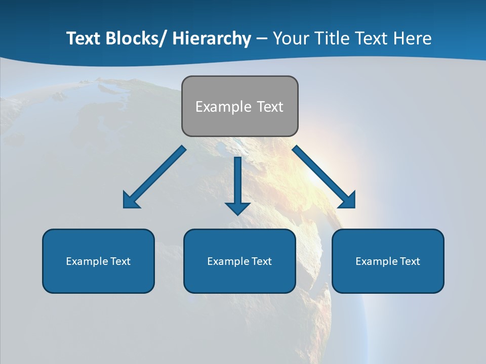 Horizon Sunset Space PowerPoint Template