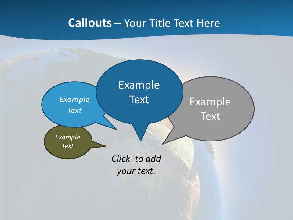 Horizon Sunset Space PowerPoint Template