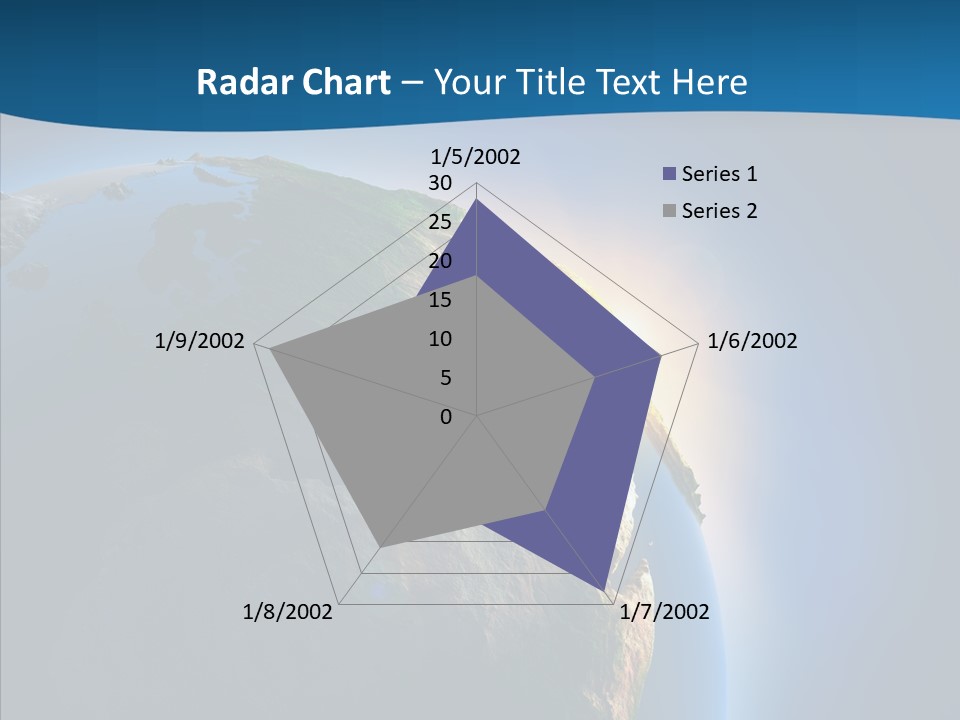 Horizon Sunset Space PowerPoint Template
