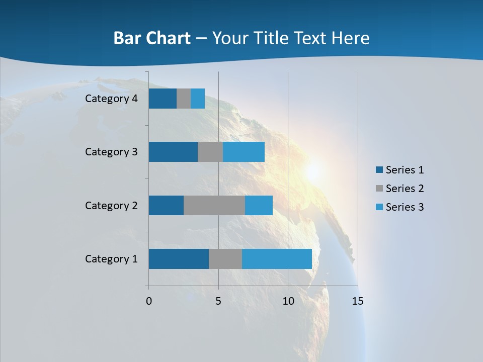 Horizon Sunset Space PowerPoint Template