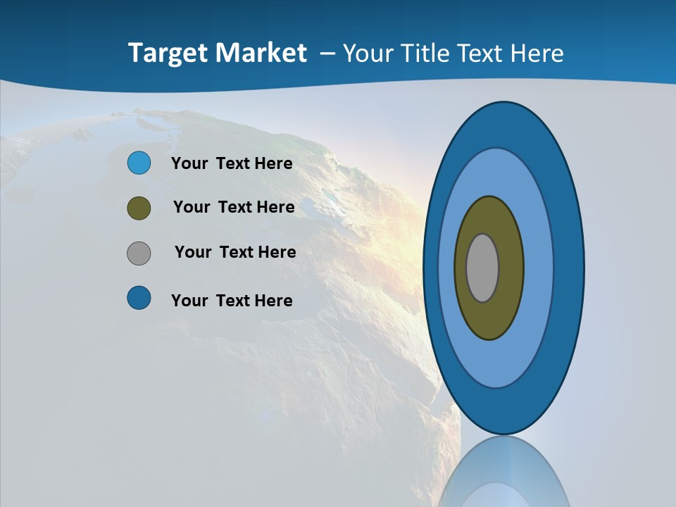 Horizon Sunset Space PowerPoint Template