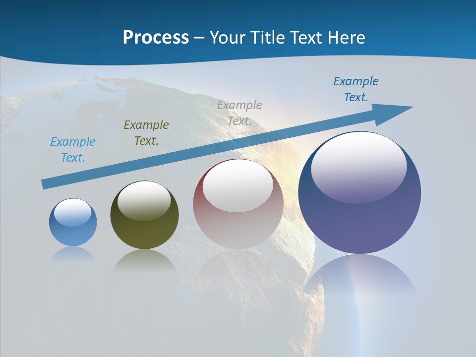 Horizon Sunset Space PowerPoint Template