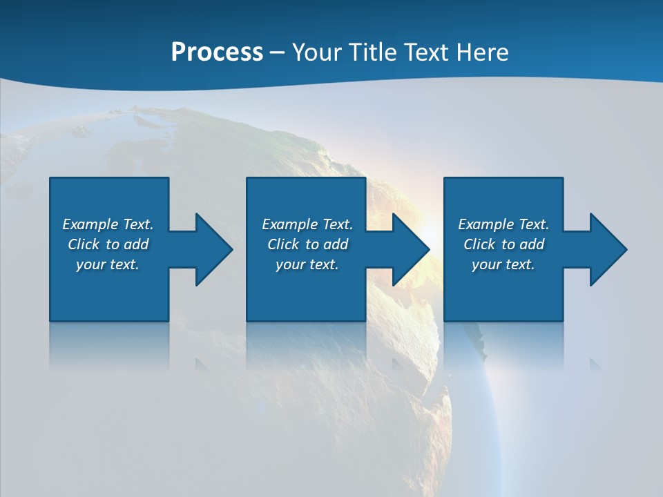 Horizon Sunset Space PowerPoint Template