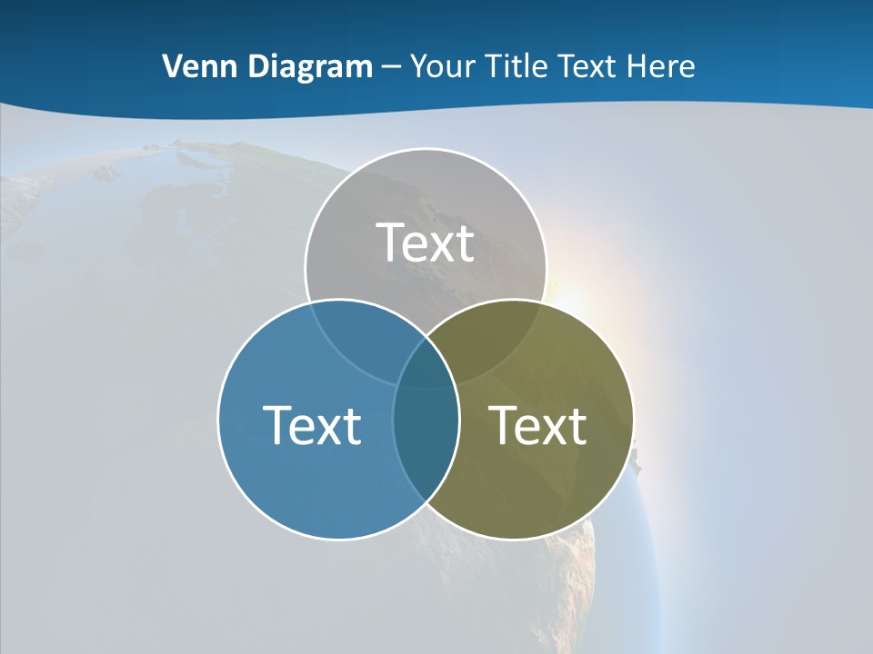 Horizon Sunset Space PowerPoint Template