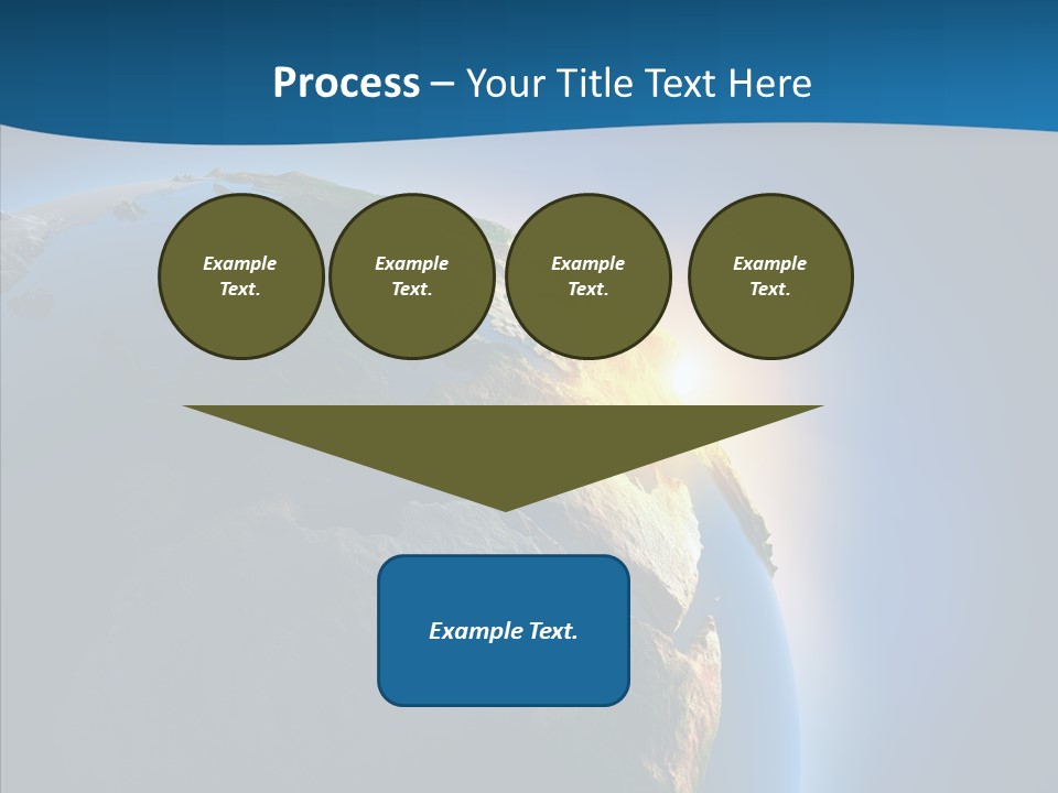 Horizon Sunset Space PowerPoint Template