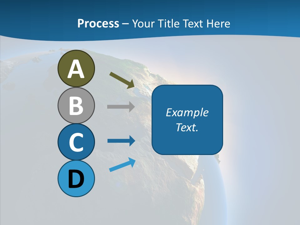 Horizon Sunset Space PowerPoint Template