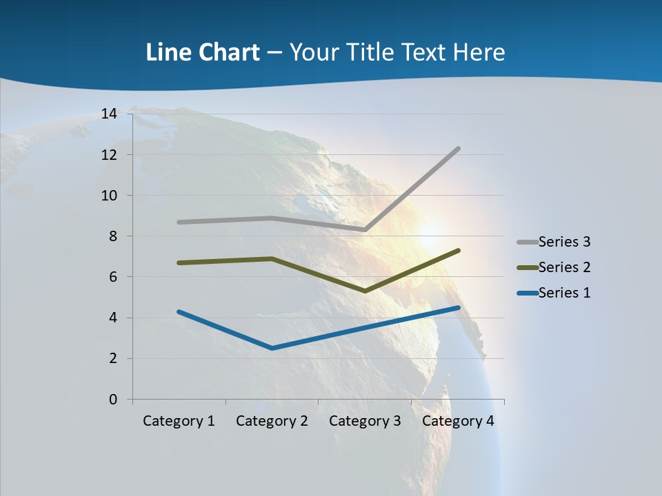Horizon Sunset Space PowerPoint Template