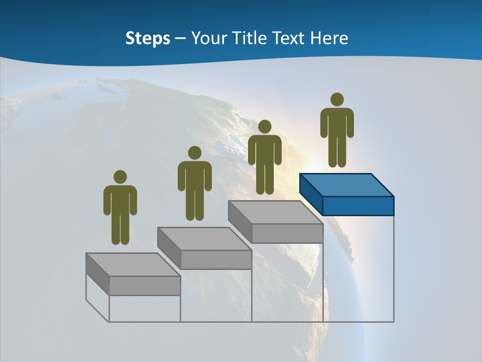 Horizon Sunset Space PowerPoint Template