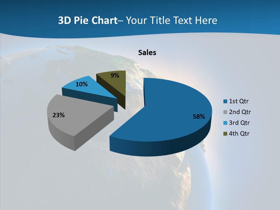 Horizon Sunset Space PowerPoint Template