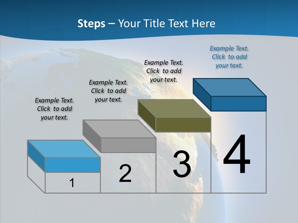 Horizon Sunset Space PowerPoint Template