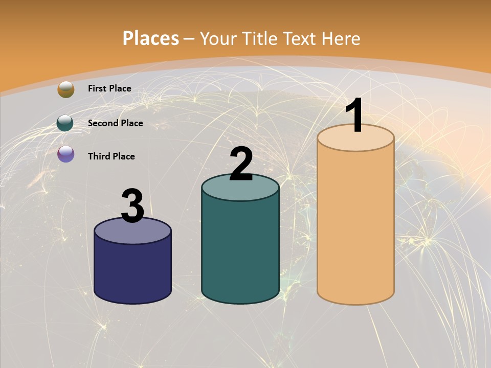 Globe Navigate Communication PowerPoint Template