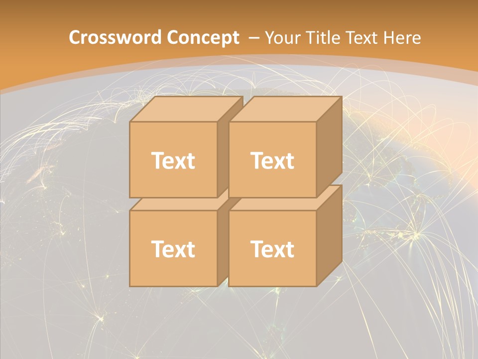 Globe Navigate Communication PowerPoint Template