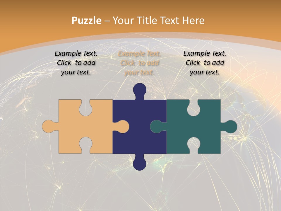 Globe Navigate Communication PowerPoint Template