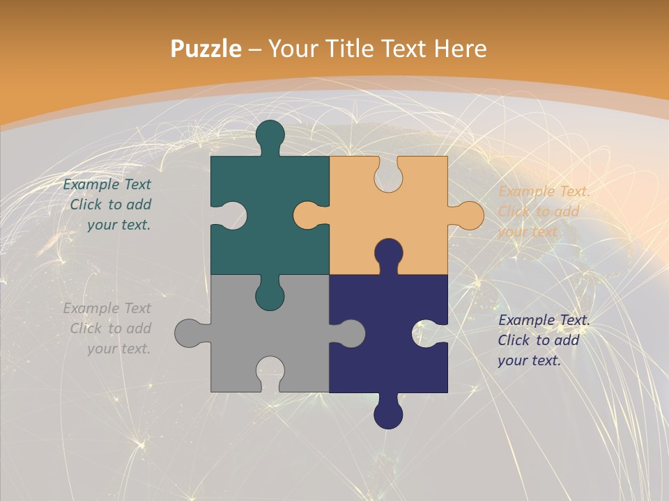 Globe Navigate Communication PowerPoint Template