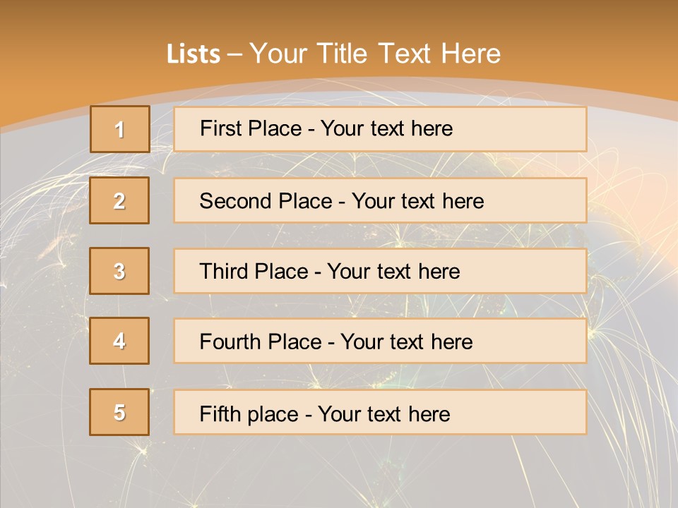 Globe Navigate Communication PowerPoint Template