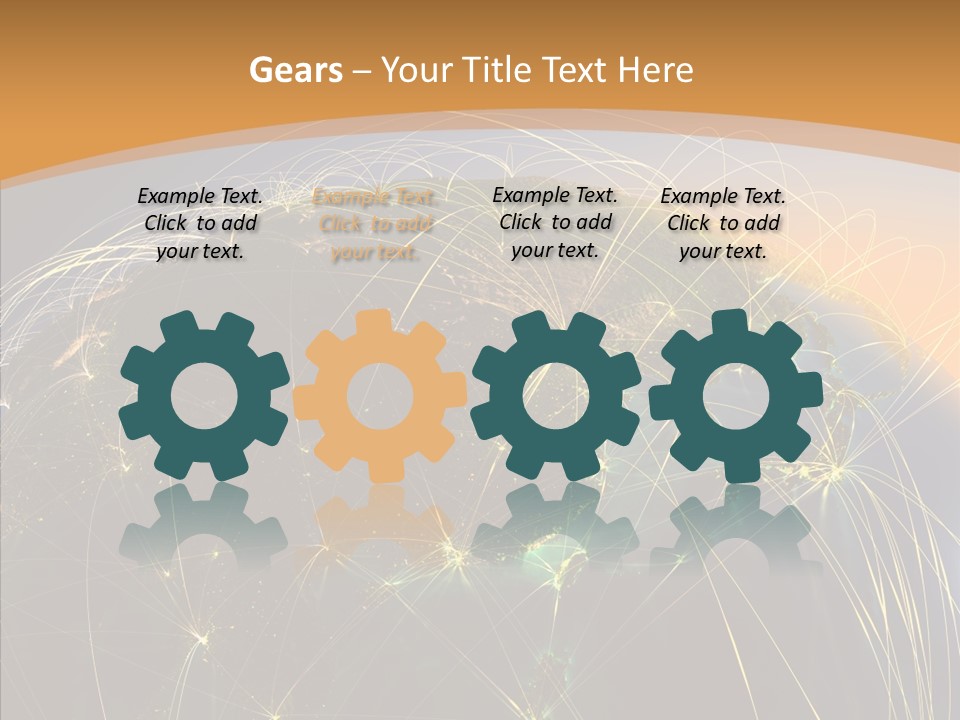 Globe Navigate Communication PowerPoint Template