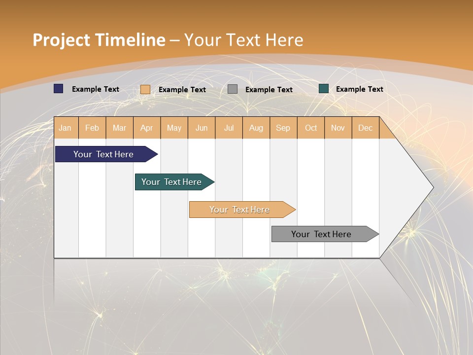 Globe Navigate Communication PowerPoint Template