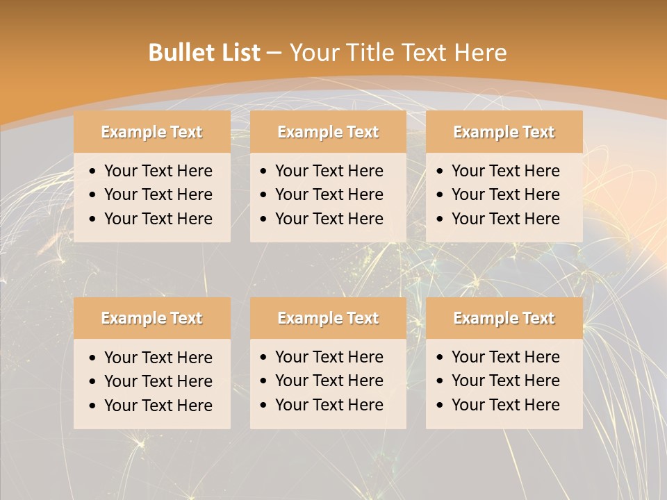 Globe Navigate Communication PowerPoint Template