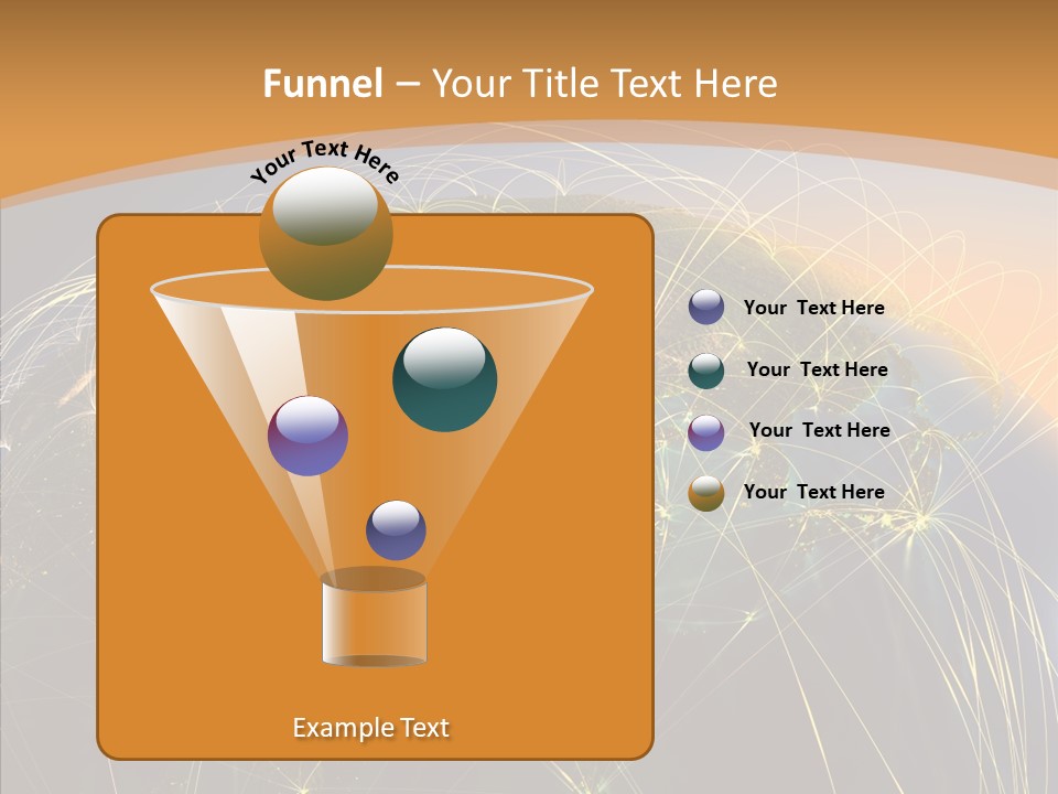 Globe Navigate Communication PowerPoint Template