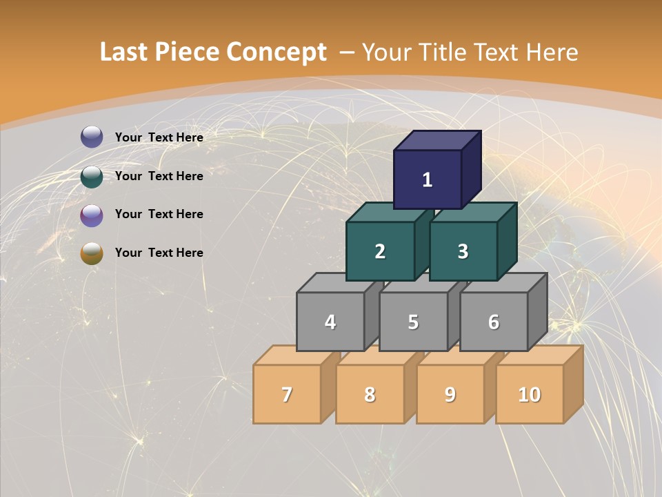 Globe Navigate Communication PowerPoint Template