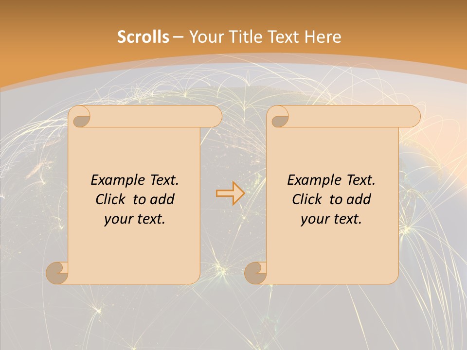 Globe Navigate Communication PowerPoint Template