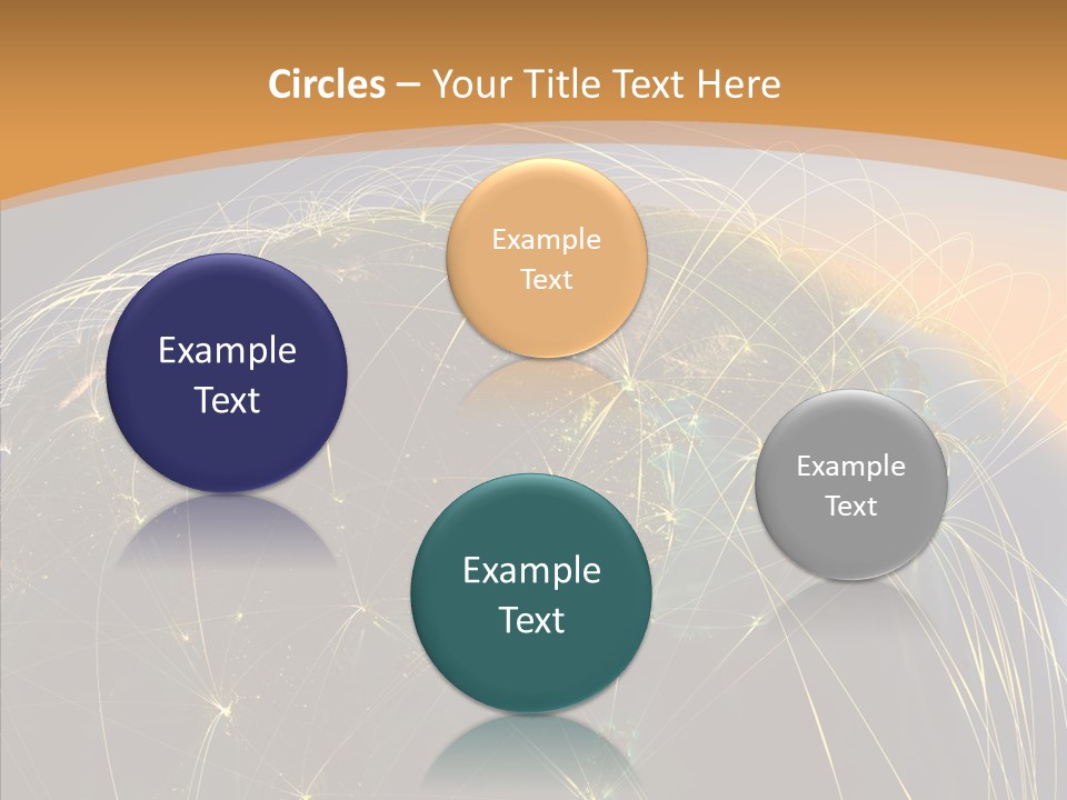 Globe Navigate Communication PowerPoint Template
