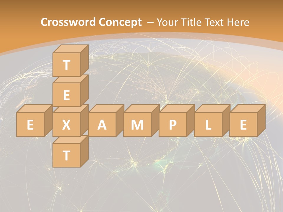 Globe Navigate Communication PowerPoint Template