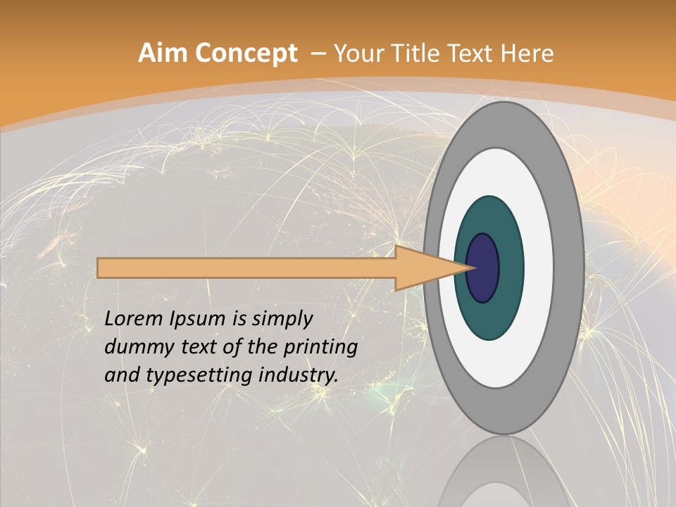 Globe Navigate Communication PowerPoint Template