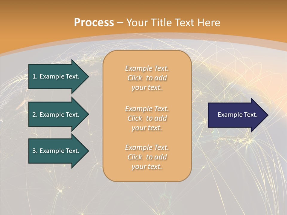 Globe Navigate Communication PowerPoint Template