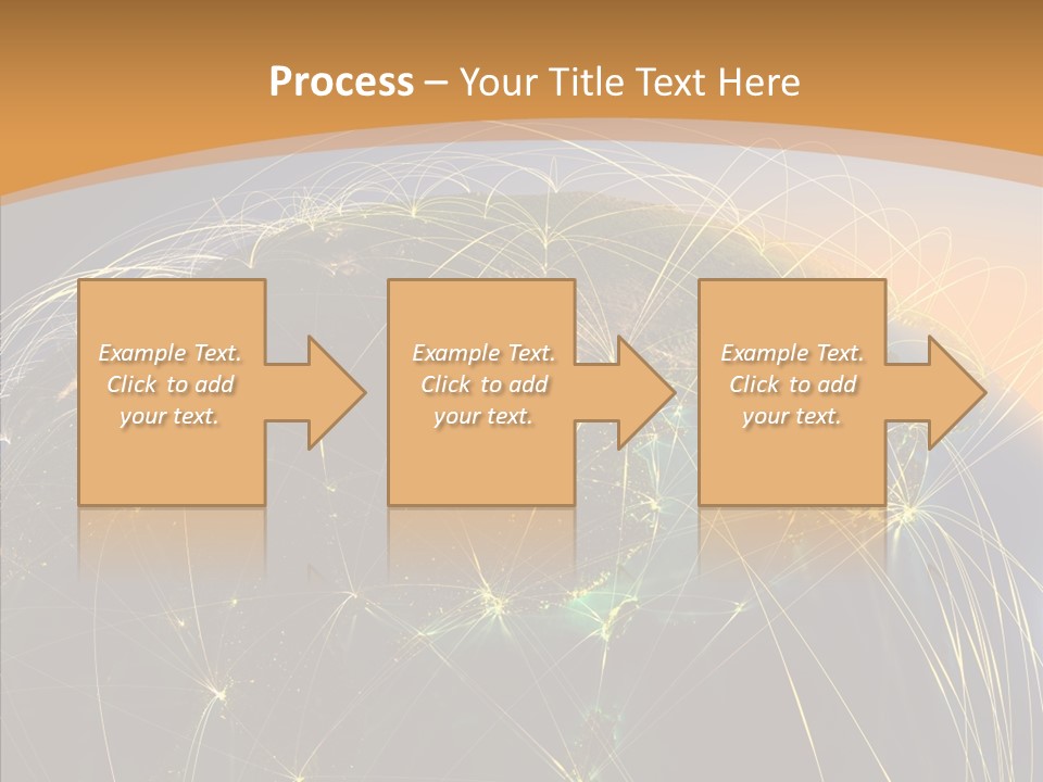 Globe Navigate Communication PowerPoint Template