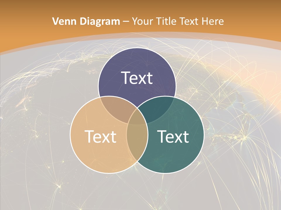 Globe Navigate Communication PowerPoint Template