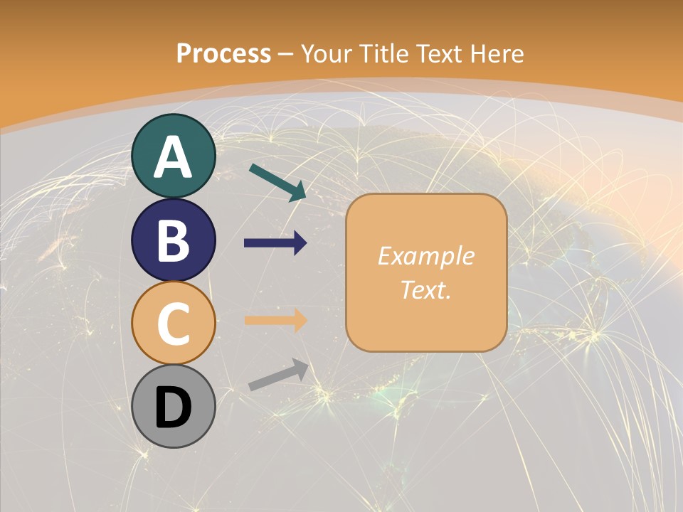 Globe Navigate Communication PowerPoint Template