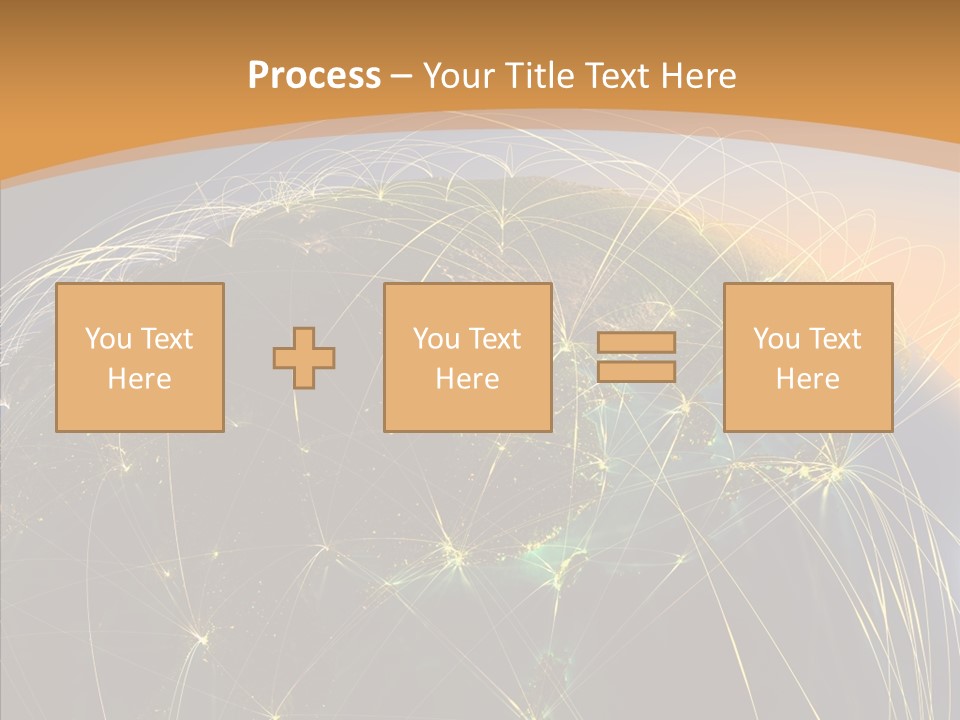 Globe Navigate Communication PowerPoint Template