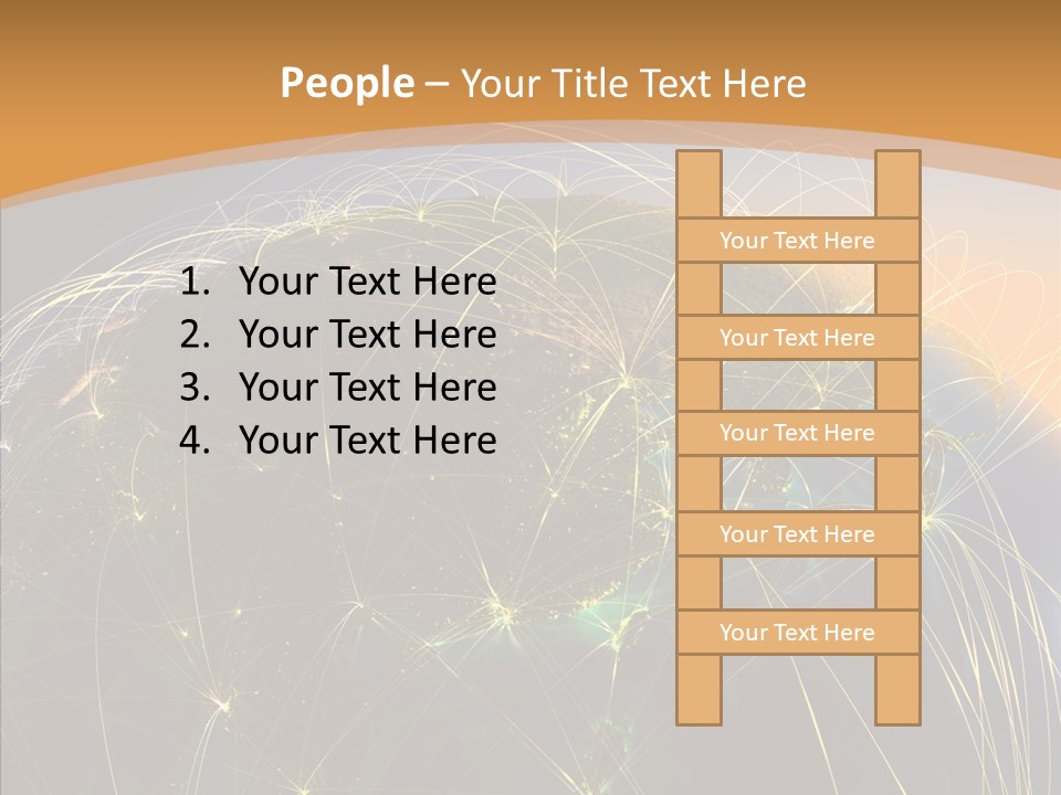 Globe Navigate Communication PowerPoint Template