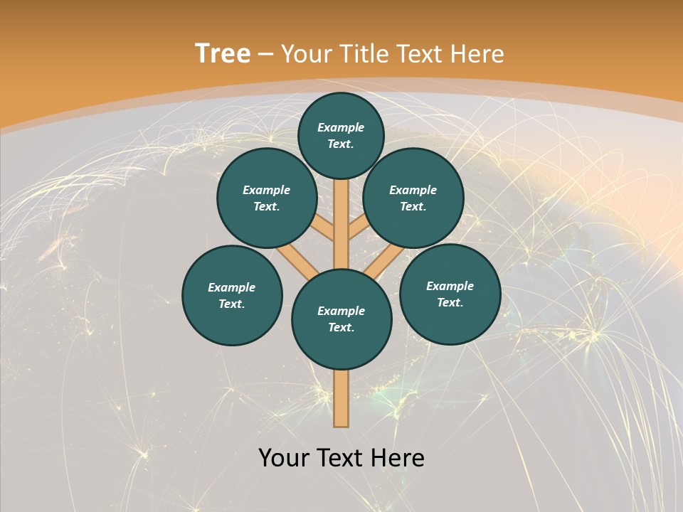 Globe Navigate Communication PowerPoint Template