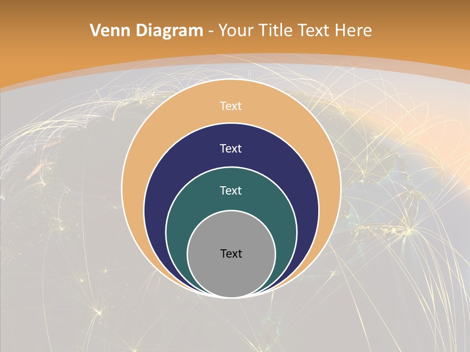 Globe Navigate Communication PowerPoint Template