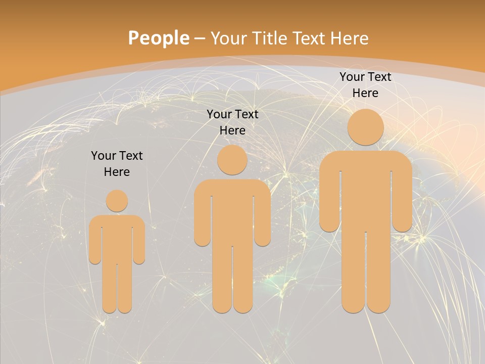 Globe Navigate Communication PowerPoint Template