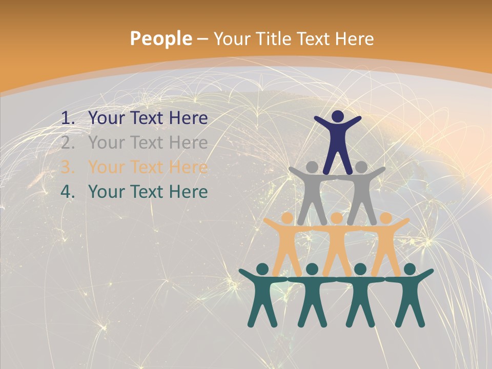 Globe Navigate Communication PowerPoint Template