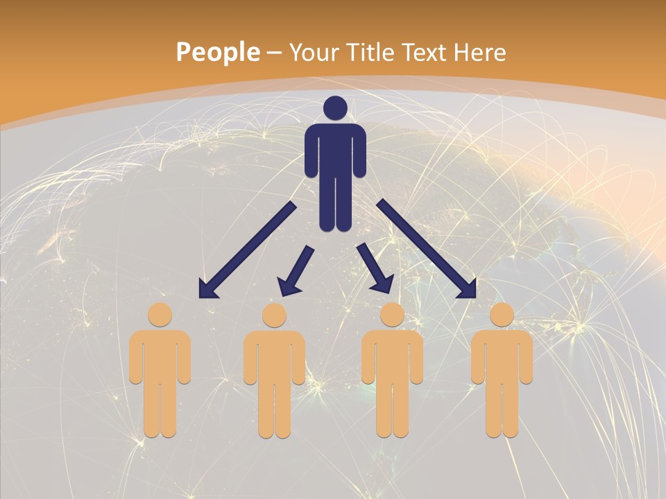 Globe Navigate Communication PowerPoint Template